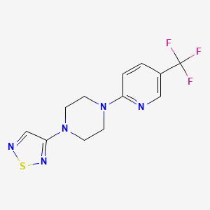 1-(1,2,5-Thiadiazol-3-yl)-4-[5-(trifluoromethyl)pyridin-2-yl]piperazine