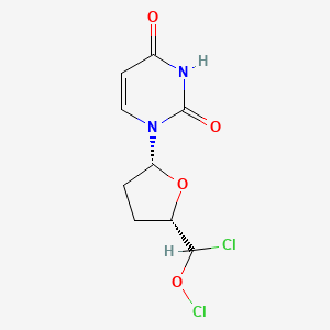 B1226994 2',5'-Dichloro-2',5'-dideoxyuridine CAS No. 34627-73-1