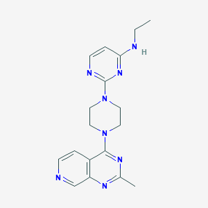 N-ethyl-2-(4-{2-methylpyrido[3,4-d]pyrimidin-4-yl}piperazin-1-yl)pyrimidin-4-amine