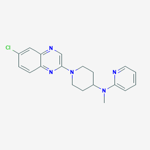 N-[1-(6-chloroquinoxalin-2-yl)piperidin-4-yl]-N-methylpyridin-2-amine