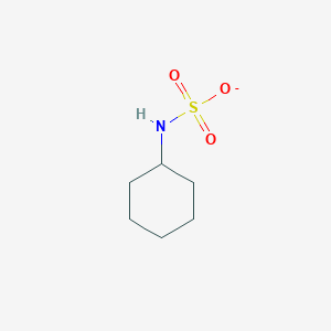 molecular formula C6H12NO3S- B1227001 环己磺酸盐 
