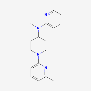 N-methyl-N-[1-(6-methylpyridin-2-yl)piperidin-4-yl]pyridin-2-amine