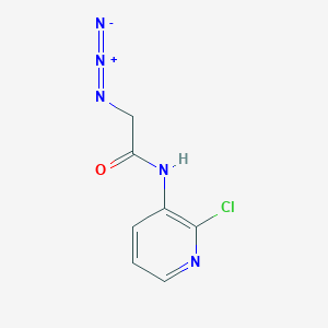 molecular formula C7H6ClN5O B12270062 2-azido-N-(2-chloropyridin-3-yl)acetamide 