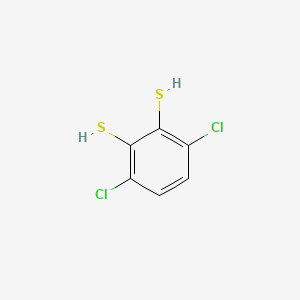 molecular formula C6H4Cl2S2 B1227017 3,6-Dichlorobenzene-1,2-dithiol CAS No. 87314-49-6