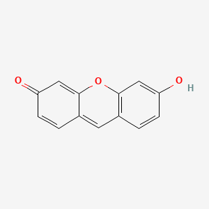 molecular formula C13H8O3 B1227024 6-Hydroxy-3-xanthen-3-one CAS No. 60025-94-7
