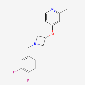 4-({1-[(3,4-Difluorophenyl)methyl]azetidin-3-yl}oxy)-2-methylpyridine