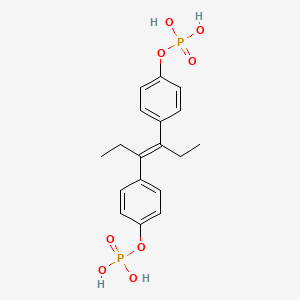 molecular formula C18H22O8P2 B1227026 Fosfestrol CAS No. 522-40-7