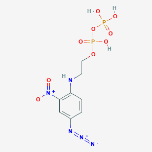 molecular formula C8H11N5O9P2 B1227027 N-(4-Azido-2-nitrophenyl)-2-aminoethyl diphosphate CAS No. 96189-14-9