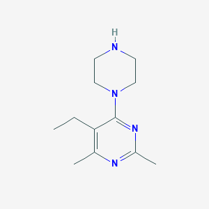 5-Ethyl-2,4-dimethyl-6-piperazin-1-yl-pyrimidine