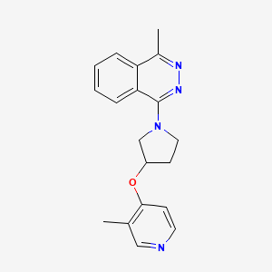 1-Methyl-4-{3-[(3-methylpyridin-4-yl)oxy]pyrrolidin-1-yl}phthalazine