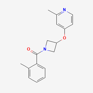 2-Methyl-4-{[1-(2-methylbenzoyl)azetidin-3-yl]oxy}pyridine