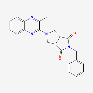 2-Benzyl-5-(3-methylquinoxalin-2-yl)-octahydropyrrolo[3,4-c]pyrrole-1,3-dione