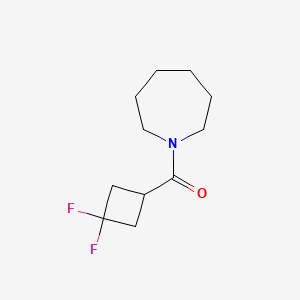 molecular formula C11H17F2NO B12270588 Azepan-1-yl-(3,3-difluorocyclobutyl)methanone 