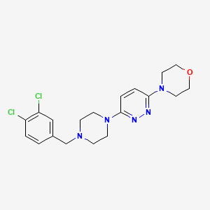 4-(6-{4-[(3,4-Dichlorophenyl)methyl]piperazin-1-yl}pyridazin-3-yl)morpholine