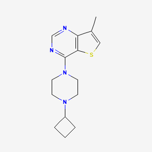 1-Cyclobutyl-4-{7-methylthieno[3,2-d]pyrimidin-4-yl}piperazine