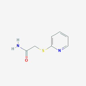 molecular formula C7H8N2OS B12270664 2-(Pyridin-2-ylsulfanyl)-acetamide 