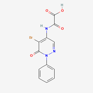 molecular formula C12H8BrN3O4 B1227069 Oxapyrazon CAS No. 4489-31-0