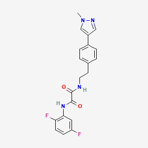 N-(2,5-difluorophenyl)-N'-{2-[4-(1-methyl-1H-pyrazol-4-yl)phenyl]ethyl}ethanediamide