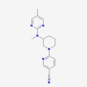 6-{3-[Methyl(5-methylpyrimidin-2-yl)amino]piperidin-1-yl}pyridine-3-carbonitrile