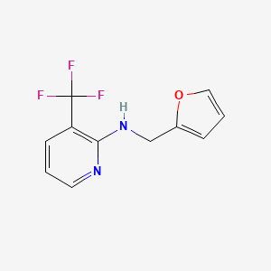 N-(furan-2-ylmethyl)-3-(trifluoromethyl)pyridin-2-amine