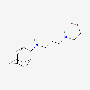 molecular formula C17H30N2O B1227082 N-[3-(4-吗啉基)丙基]-2-金刚烷胺 