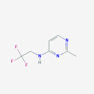 2-methyl-N-(2,2,2-trifluoroethyl)pyrimidin-4-amine