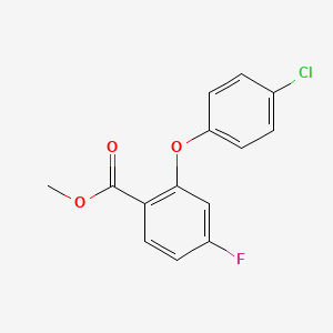 2-(4-Chloro-phenoxy)-4-fluoro-benzoic acid methyl ester