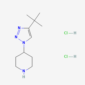 4-(4-Tert-butyltriazol-1-yl)piperidine;dihydrochloride