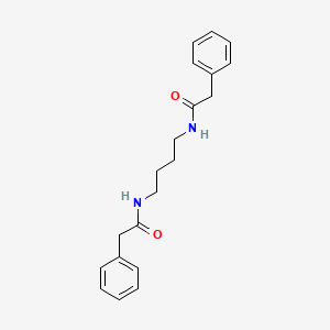 2-phenyl-N-[4-[(2-phenylacetyl)amino]butyl]acetamide