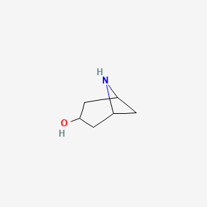 molecular formula C6H11NO B12271172 6-Aza-bicyclo[3.1.1]heptan-3-ol 