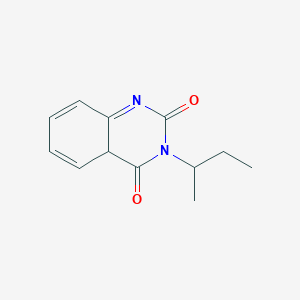 molecular formula C12H14N2O2 B12271327 3-butan-2-yl-4aH-quinazoline-2,4-dione 