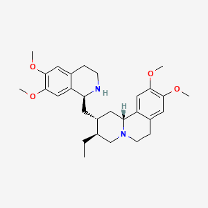 (2R,3S,11bR)-2-[[(1S)-6,7-dimethoxy-1,2,3,4-tetrahydroisoquinolin-1-yl]methyl]-3-ethyl-9,10-dimethoxy-2,3,4,6,7,11b-hexahydro-1H-benzo[a]quinolizine