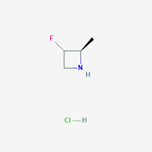 (2R)-3-fluoro-2-methyl-azetidine;hydrochloride