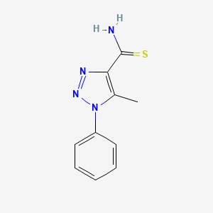 5-methyl-1-phenyl-1H-1,2,3-triazole-4-carbothioamide