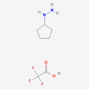 Cyclopentylhydrazine trifluoroacetate