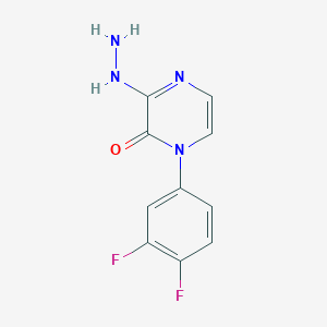 1-(3,4-Difluoro-phenyl)-3-hydrazino-1H-pyrazin-2-one