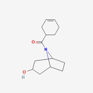 8-(Cyclohex-3-ene-1-carbonyl)-8-azabicyclo[3.2.1]octan-3-ol