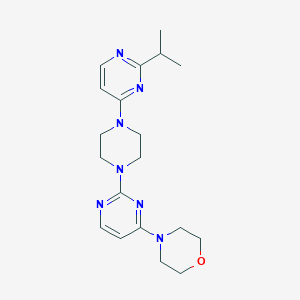 4-(2-{4-[2-(Propan-2-yl)pyrimidin-4-yl]piperazin-1-yl}pyrimidin-4-yl)morpholine