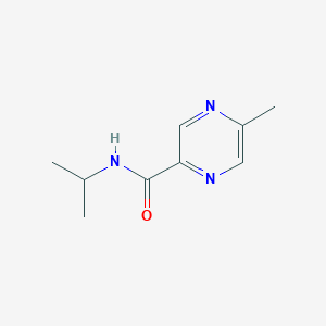 molecular formula C9H13N3O B12271511 N-Isopropyl-5-methylpyrazine-2-carboxamide CAS No. 606096-82-6