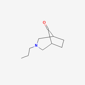 3-Propyl-3-azabicyclo[3.2.1]octan-8-one