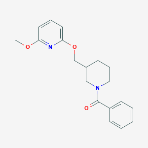 2-[(1-Benzoylpiperidin-3-yl)methoxy]-6-methoxypyridine