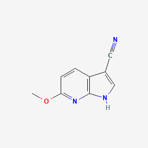 6-methoxy-1H-pyrrolo[2,3-b]pyridine-3-carbonitrile