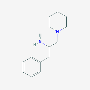 1-Phenyl-3-(piperidin-1-yl)propan-2-amine