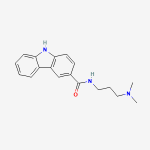 N-[3-(dimethylamino)propyl]-9H-carbazole-3-carboxamide