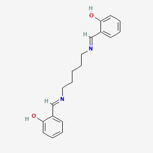 molecular formula C19H22N2O2 B1227178 N,N'-Disalicylidene-1,5-pentanediamine 