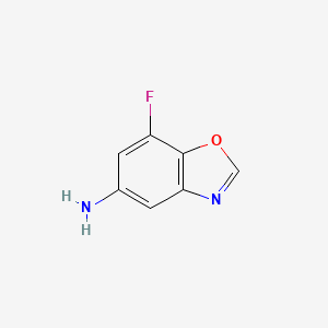 molecular formula C7H5FN2O B12271906 7-Fluoro-1,3-benzoxazol-5-amine CAS No. 1268154-08-0