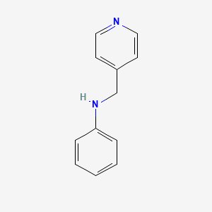 molecular formula C12H12N2 B1227191 Phenyl-pyridin-4-ylmethyl-amine CAS No. 3034-32-0