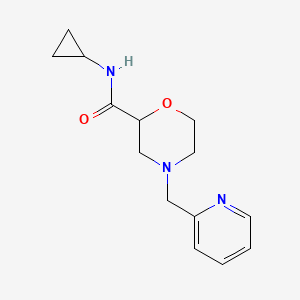 N-cyclopropyl-4-[(pyridin-2-yl)methyl]morpholine-2-carboxamide