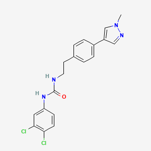 3-(3,4-dichlorophenyl)-1-{2-[4-(1-methyl-1H-pyrazol-4-yl)phenyl]ethyl}urea