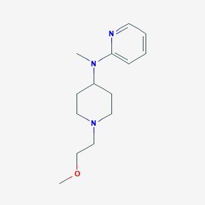 molecular formula C14H23N3O B12272036 N-[1-(2-methoxyethyl)piperidin-4-yl]-N-methylpyridin-2-amine 